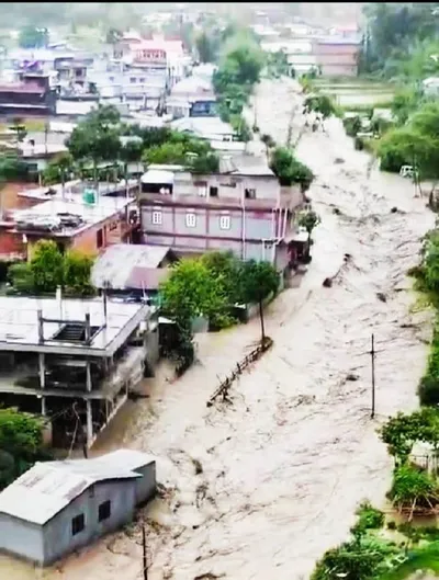 cyclone remal  incessant rains wreak havoc in manipur