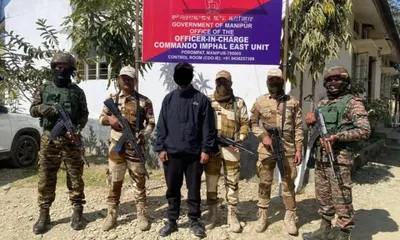 manipur  smuggler and prepak cadre arrested 1 543 kg brown sugar seized