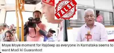 fact checked  rajdeep sardesai s viral karnataka bus interview video revealed as edited