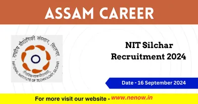 assam career   nit silchar recruitment 2024