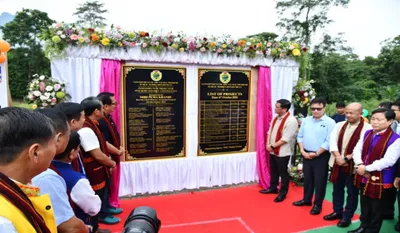 arunachal  cm pema khandu inaugurates 42 completed projects under pasighat smart city mission