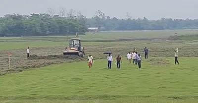 assam  eviction drive in gopal ata satra s encroached land in bajali