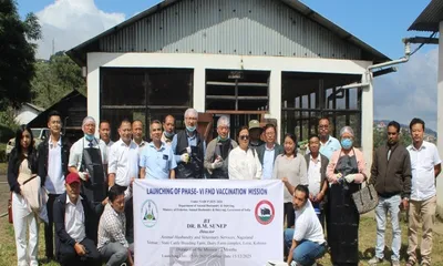 nagaland launches phase vi fmd vaccination mission