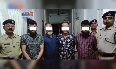 tripura  four bangladeshi nationals detained at agartala railway station