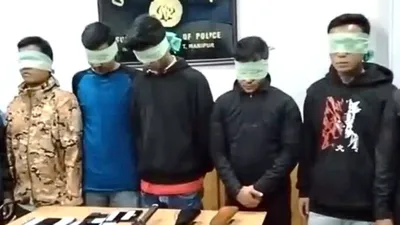 manipur  police rescue kidnapped student  8 suspects arrested