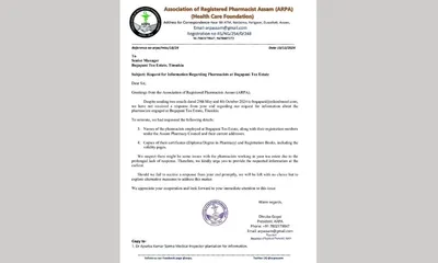 inquiry into alleged fake pharmacist at assam’s bogapani tea estate enters new phase