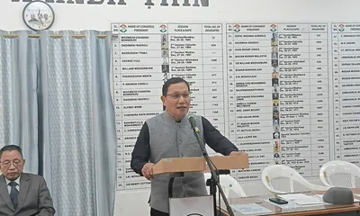 mizoram  congress promises governance overhaul  slams zpm and mnf