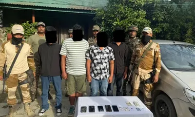manipur  security forces arrest four uppk cadres