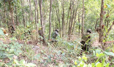 manipur  kidnapped driver rescued  security forces seize arms and explosives