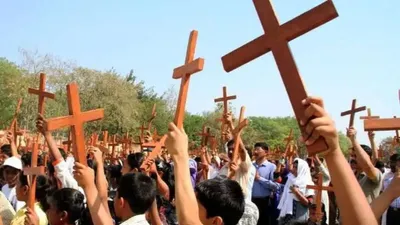 tripura  tribal student group opposes demand to strip st status based on religious conversion
