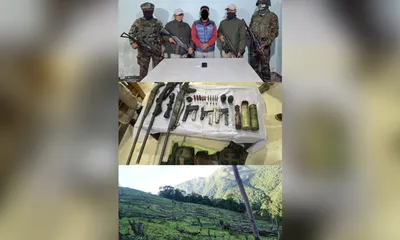 manipur  kcp insurgent arrested  firearms  grenades seized  15 acres of poppy plantation destroyed