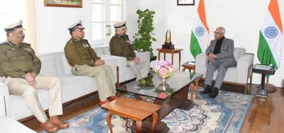 manipur governor  amp  crpf special dg discuss to restore normalcy