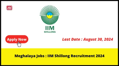 meghalaya jobs   iim shillong recruitment 2024