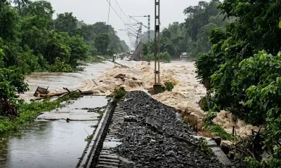 assam floods disrupt rail services  nfr cancels  diverts dozens of trains