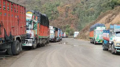 manipur  indefinite strike called by drivers associations’ end