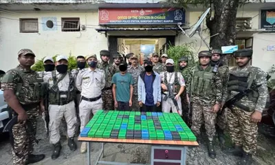 manipur  rs 17 crore brown sugar consignment seized in kangpokpi  2 arrested