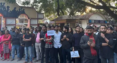 protests intensify at tezpur university as education ministry team visits