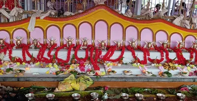 tripura prepares for century old kharchi puja