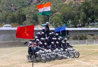 indian army’s motorcycle stunts leave soldiers and locals awestruck in arunachal