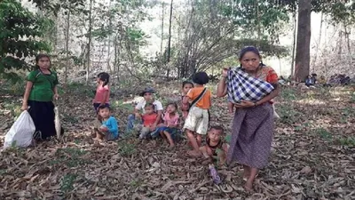 manipur  460 myanmar nationals taking shelter as refugees in two villages in kamjong district