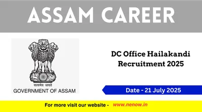 assam career   dc office hailakandi recruitment 2025
