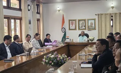 nagaland governor reviews state health infrastructure and key programmes in kohima