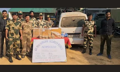 bsf  dri seize yaba tablets and pharma drugs worth rs 9 crore in tripura