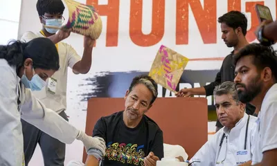  will stay alive till july 20 at any cost   sonam wangchuk as hunger strike enters day 20