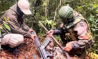 mizoram  assam rifles recover arms  ammunition in champhai