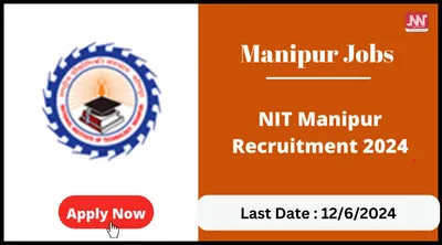 manipur jobs   nit manipur recruitment 2024