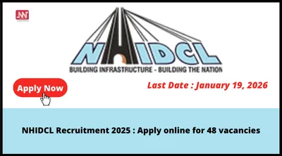 nhidcl recruitment 2025   apply online for 48 vacancies