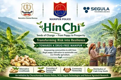 manipur police  ncb launch community led  hinchi  project to curb poppy cultivation