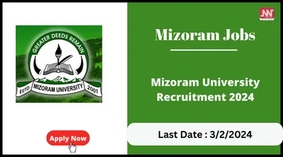 mizoram jobs   mizoram university recruitment 2024