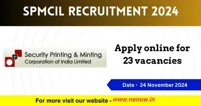 spmcil recruitment 2024   apply online for 23 vacancies