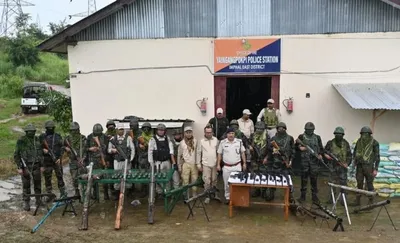 65 suspects detained and warlike weapons seized in manipur