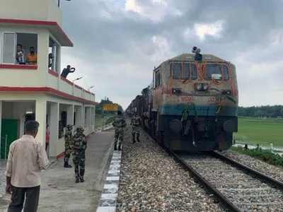 a case for a railway led integrated check post in haldibari
