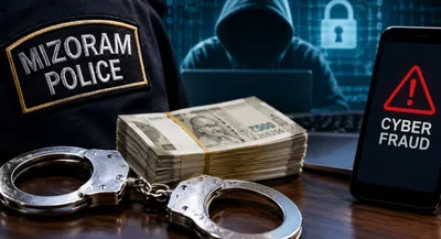 mizoram  police recover over rs 1 crore in cybercrime cases  arrest nine suspects
