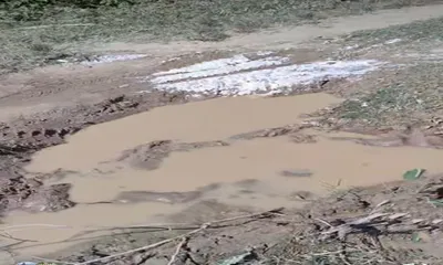 assam  1 5 km village road in amguri  majgaon turns unmotorable
