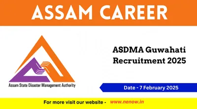 assam career   asdma guwahati recruitment 2025