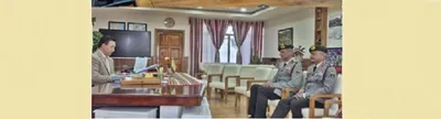 top assam rifles officer briefs mizoram governor  cm on india myanmar border security