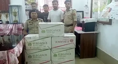 tripura police seize 70 000 burmese cigarettes  arrests three