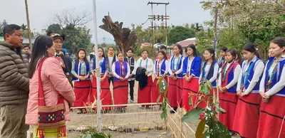 arunachal  adi community of payum and kaying circles celebrate donggin festival