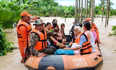 assam rifles launches ‘operation saviour’ to rescue flood affected villagers in arunachal