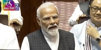 pm modi speaks on manipur after opposition stages walk out