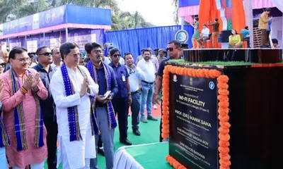 tripura cm inaugurates wifi in all government degree colleges