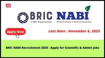 bric nabi recruitment 2025   apply for scientific  amp  admin jobs