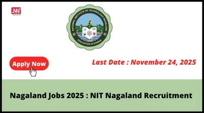 nagaland jobs 2025   nit nagaland recruitment