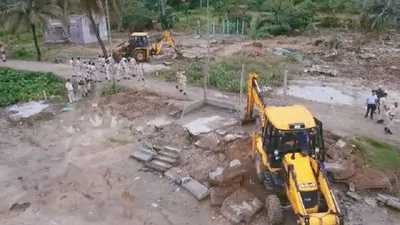 assam  biswanath evicts 307 families to reclaim 175 bighas of protected land