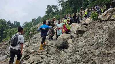 sikkim landslides  all stranded tourists evacuated