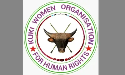 manipur  kuki women s outfit sit in protest against ‘arbitrary arrests’